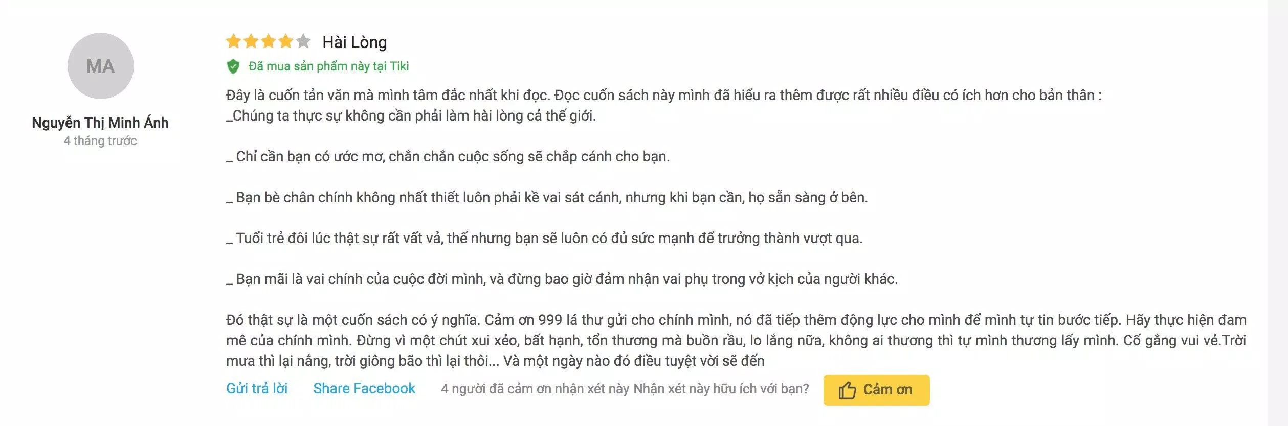 999 Lá Thư Gửi Cho Chính Mình