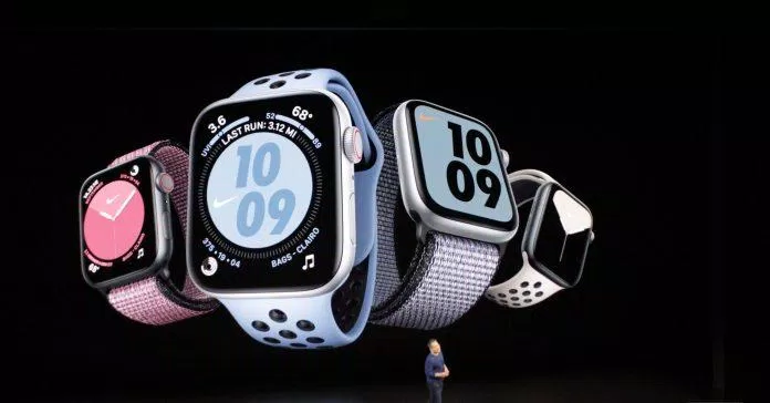 Apple Watch Series 5 được chế tác với những chất liệu cao cấp như gốm và titan. Ảnh: internet