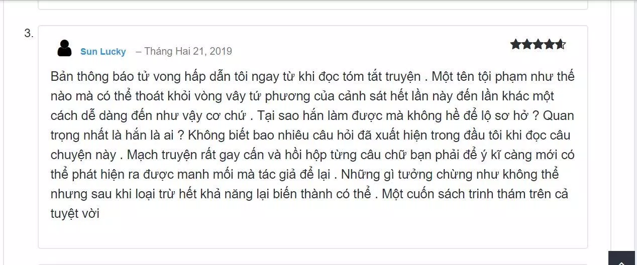 Bản Thông Báo Tử Vong