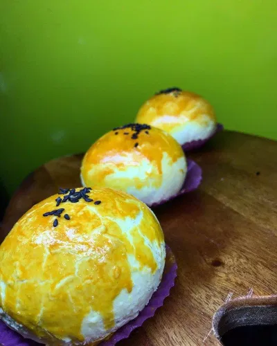 Bánh trung thu Đài Loan nhân mochi ruốc