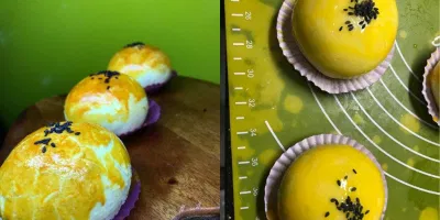 Bánh trung thu Đài Loan nhân mochi ruốc