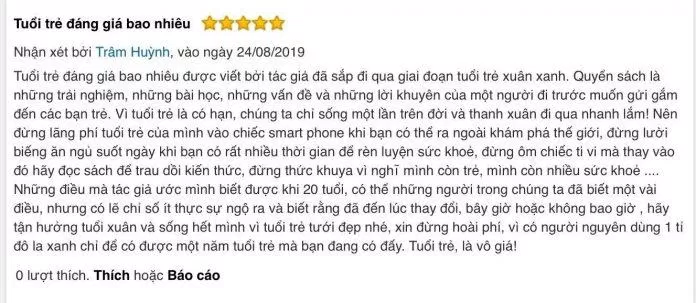 bình luận fahasa 2