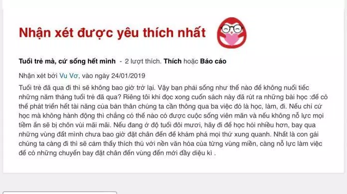 bình luận fahasa