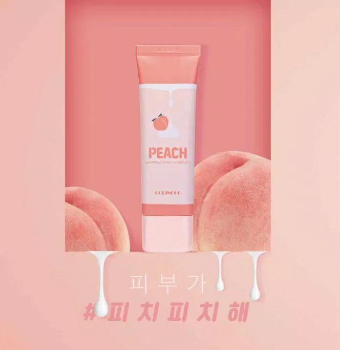 kem dưỡng trắng da Coringco Peach Whipping Tone Up Cream tạo nên cơn sốt tại Hàn Quốc