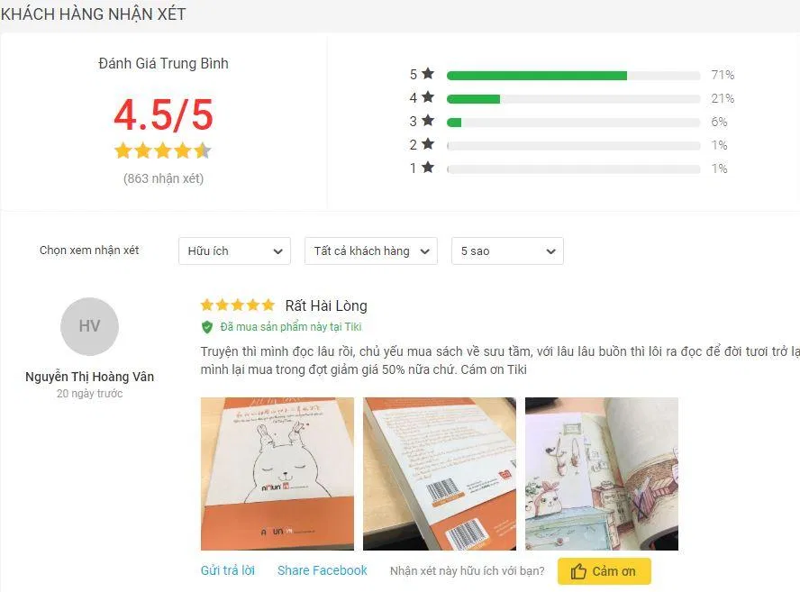 Đánh giá về cuốn sách Ngập Tràn Yêu Thương đánh giá