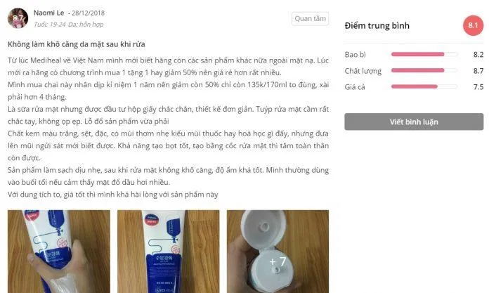 Đánh giá của khách hàng tại Sheis
