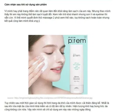 nét Đánh giá từ khách hàng trên web Beautiesvietnam. (Nguồn: BlogAnChoi).