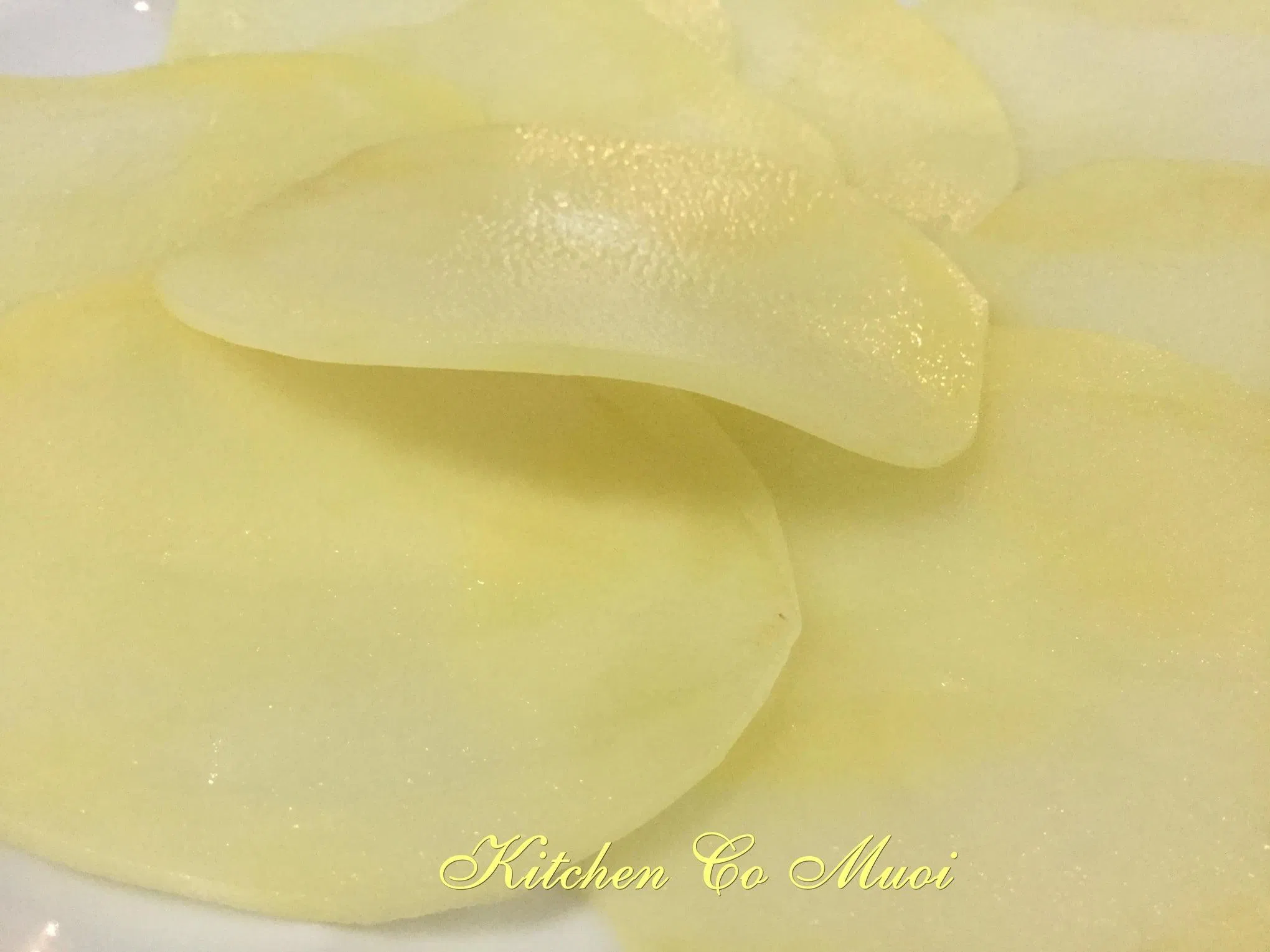 Khoai tây nướng lát mỏng