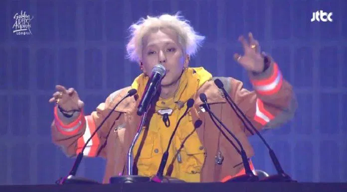 Mino tại Golden Disc Awards tháng 1/2019 mino goldendisc