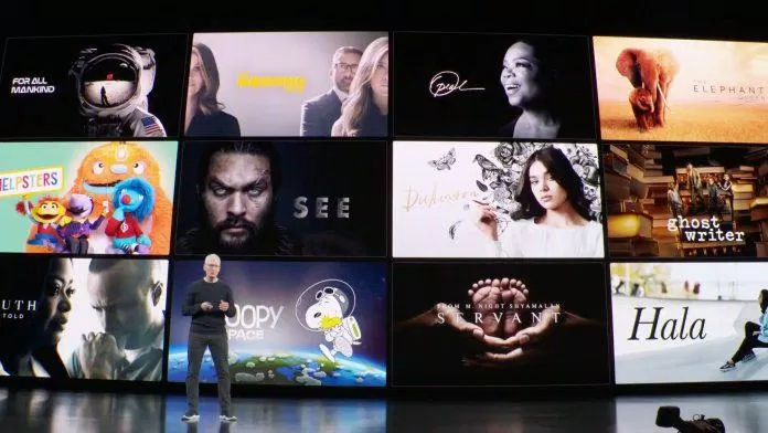 apple tv+ Apple TV+ sẽ được ra mắt vào tháng 11 sắp tới đây. Ảnh: internet