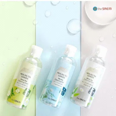 nét Dòng tẩy trang THE SAEM ‘Healing Tea Garden Cleansing Water’ nói không với 7 thành phần dễ gây kích ứng cho làn da. (Nguồn ảnh: Internet).