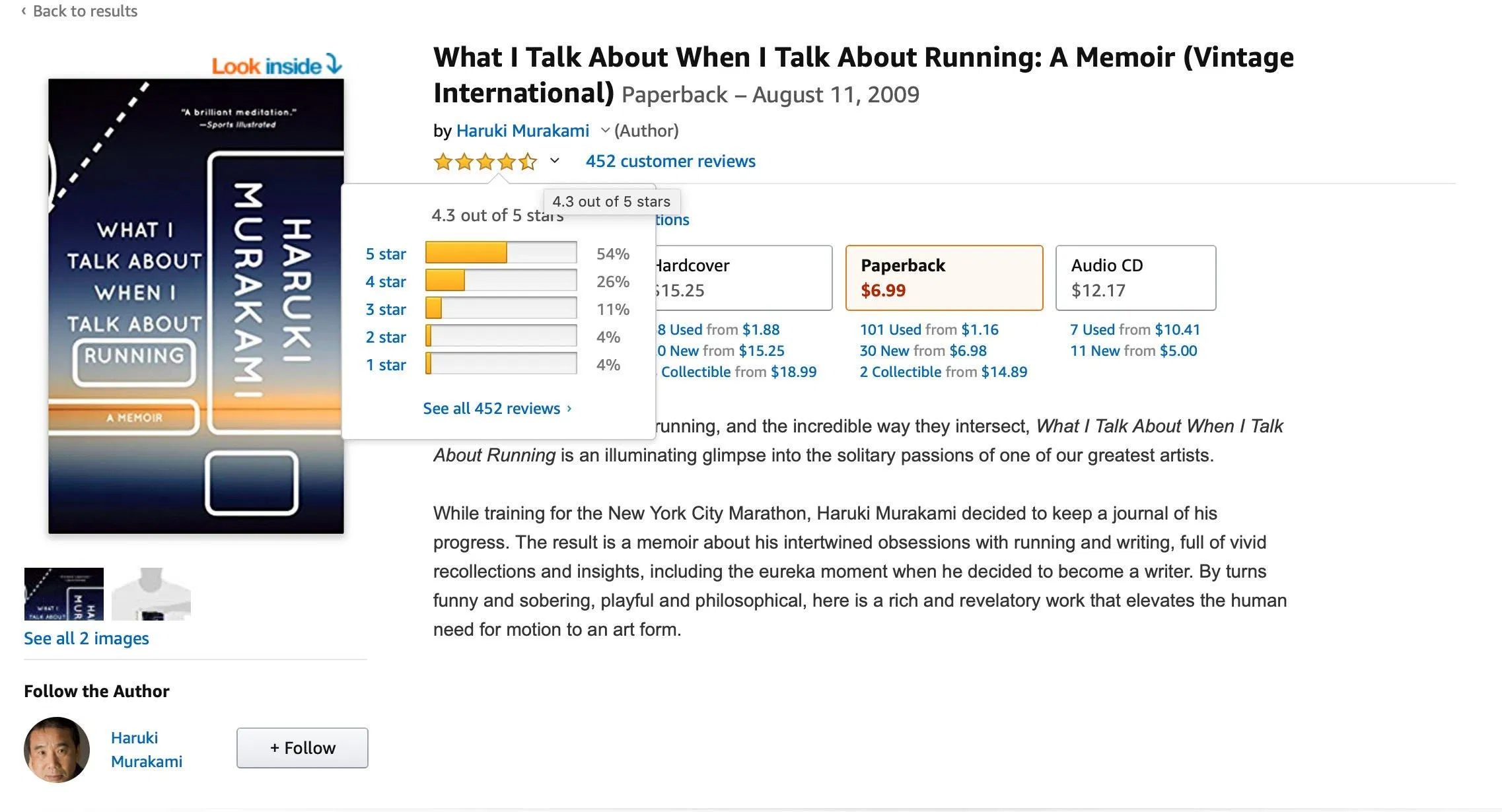 Tôi nói gì khi nói về chạy bộ