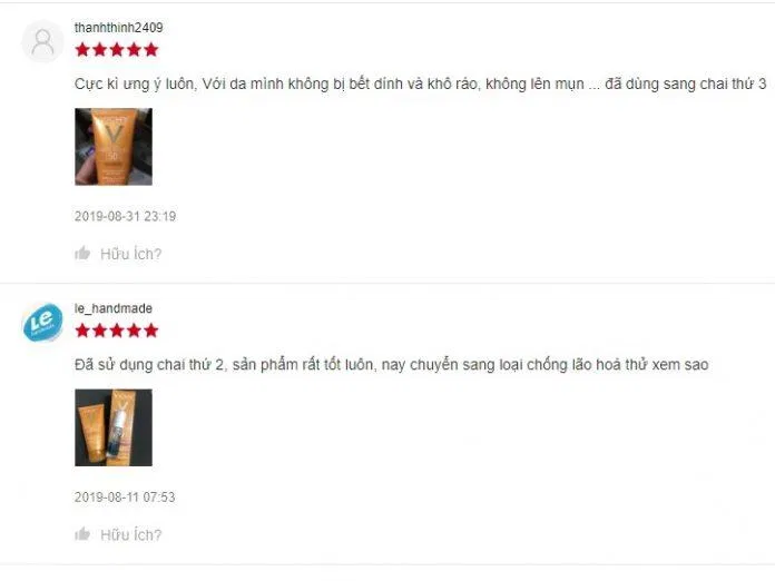 Đánh giá của khách hàng trên trang Shopee (ảnh: BlogAnChoi)