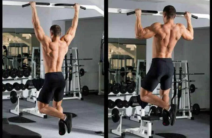 Động tác hít xà tập xô cho người mới tập gym.