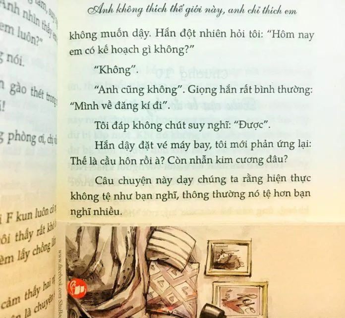 anh không thích thế giới này anh chỉ thích em