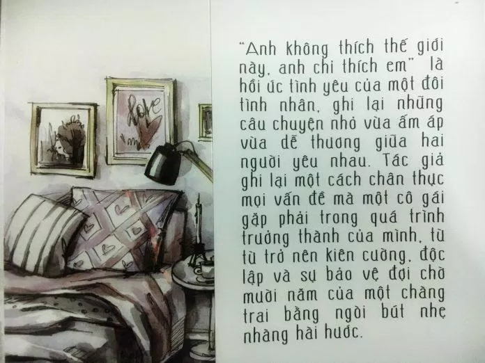 anh không thích thế giới này anh chỉ thích em
