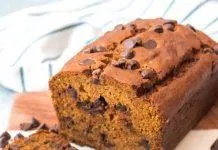 bánh bí ngô chocolate chip