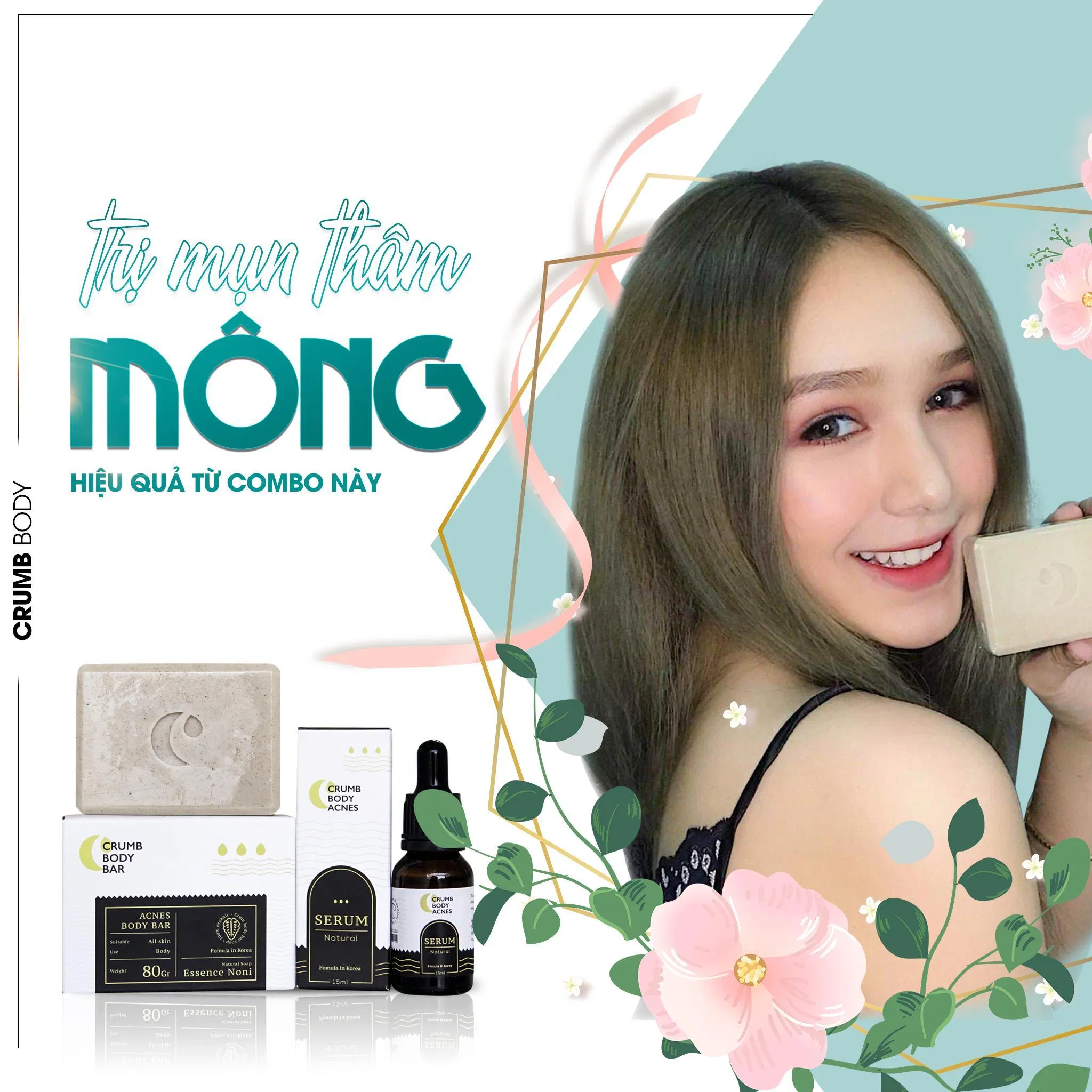 Crumb Body giúp làm mờ vết thâm hiệu quả (Nguồn: Internet)