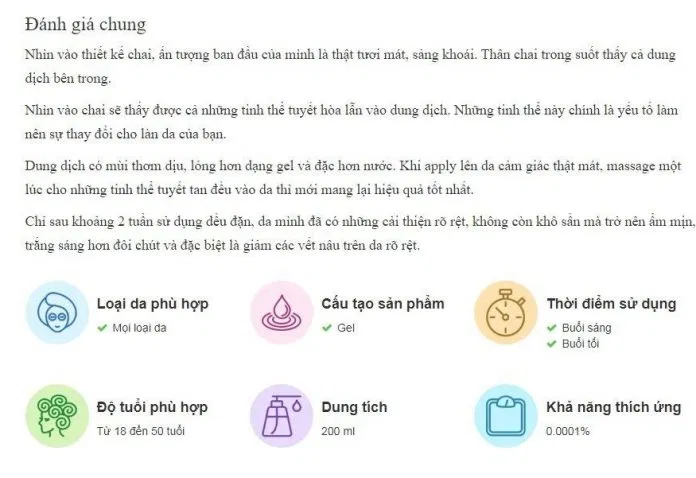 Đánh giá của khách hàng trên trang web Rivi. (nguồn: Internet)