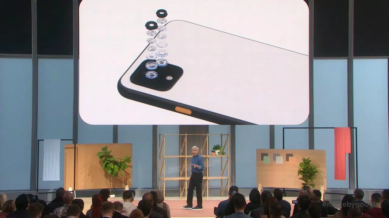 google pixel 4 Buổi ra mắt Google Pixel 4. Ảnh: internet