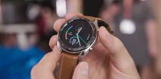 Chỉ có một số thay đổi nhỏ bên ngoài của Huawei Watch GT 2. Ảnh: internet
