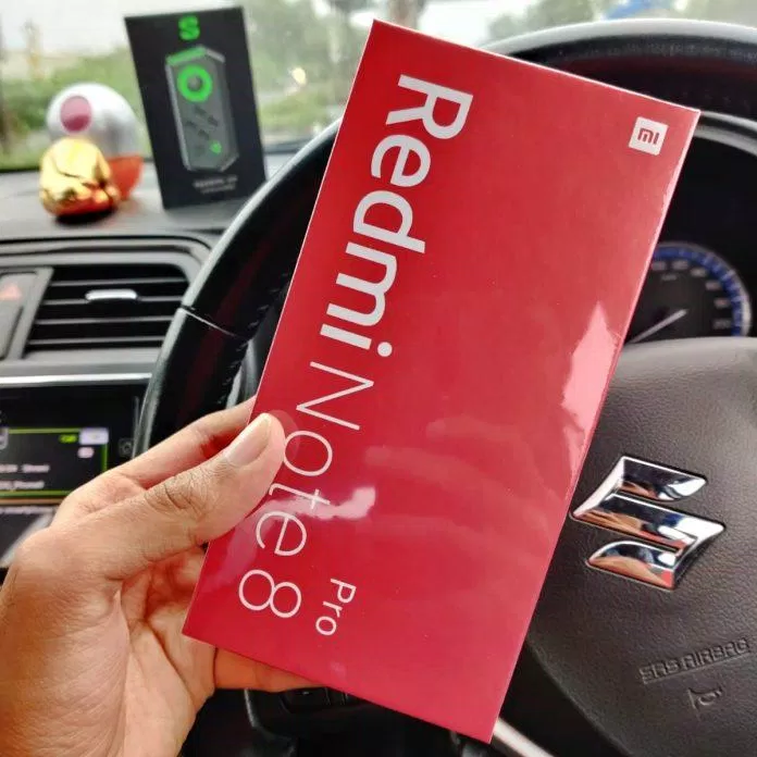 Hình ảnh nguyên box của Redmi Note 8 Pro