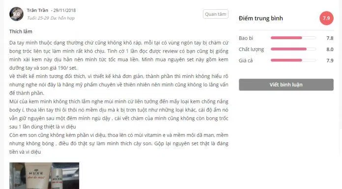 kem dưỡng da tay tốt