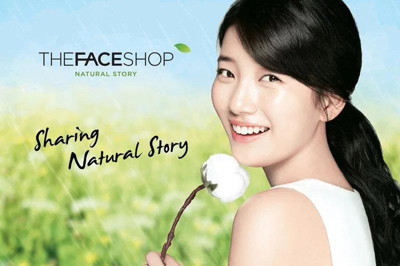 Nữ ca sĩ kiêm diễn viên Hàn Quốc, Suzy (Miss A) - đại sứ thương hiệu The Face Shop (ảnh: internet).