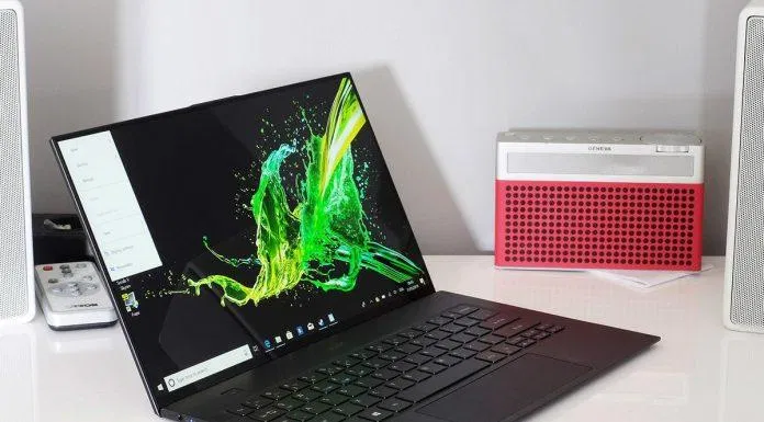 Acer Swift 7 Acer Swift 7 là laptop mỏng nhẹ nhất hiện tại. Ảnh: internet