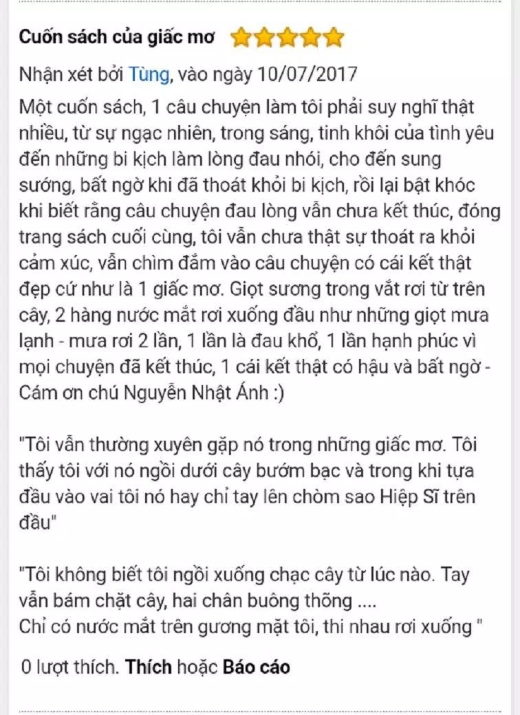 Ngồi khóc trên cây