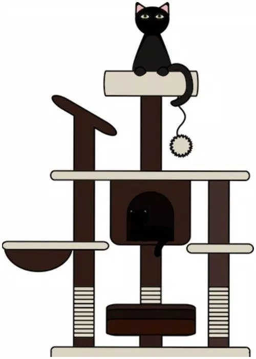 nhà cây cho mèo cat tree
