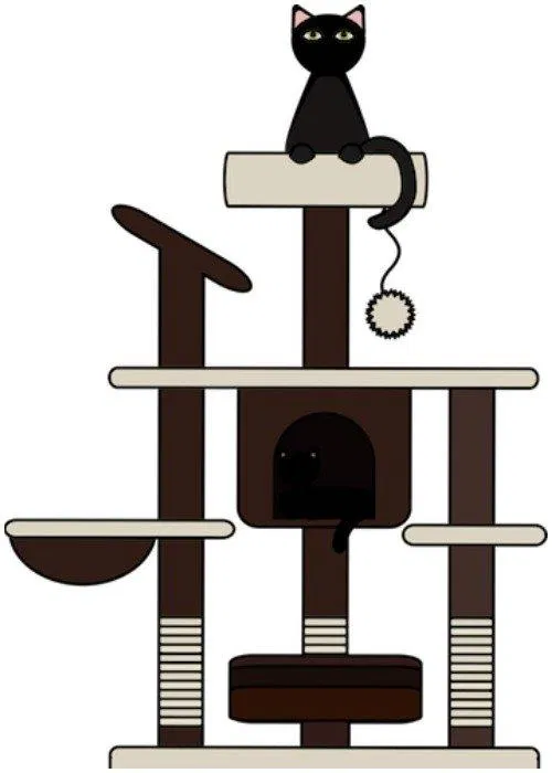 nhà cây cho mèo cat tree