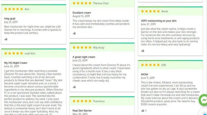 đẹp Đánh giá tích cực của khách hàng trên trang web Yesstyle. (Nguồn: BlogAnChoi)