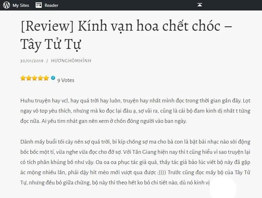 review kính vạn hoa chết chóc