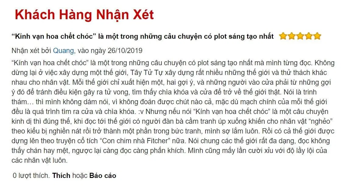 review kính vạn hoa chết chóc