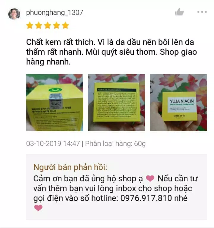 Review siêu có tâm từ khách hàng sử dụng tại Shopee. ( Ảnh: BlogAnChoi )