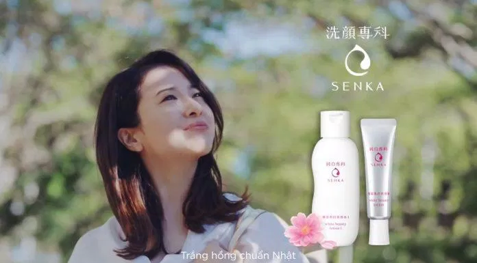 Bộ đôi sản phẩm dòng Senka White Beauty được yêu thích