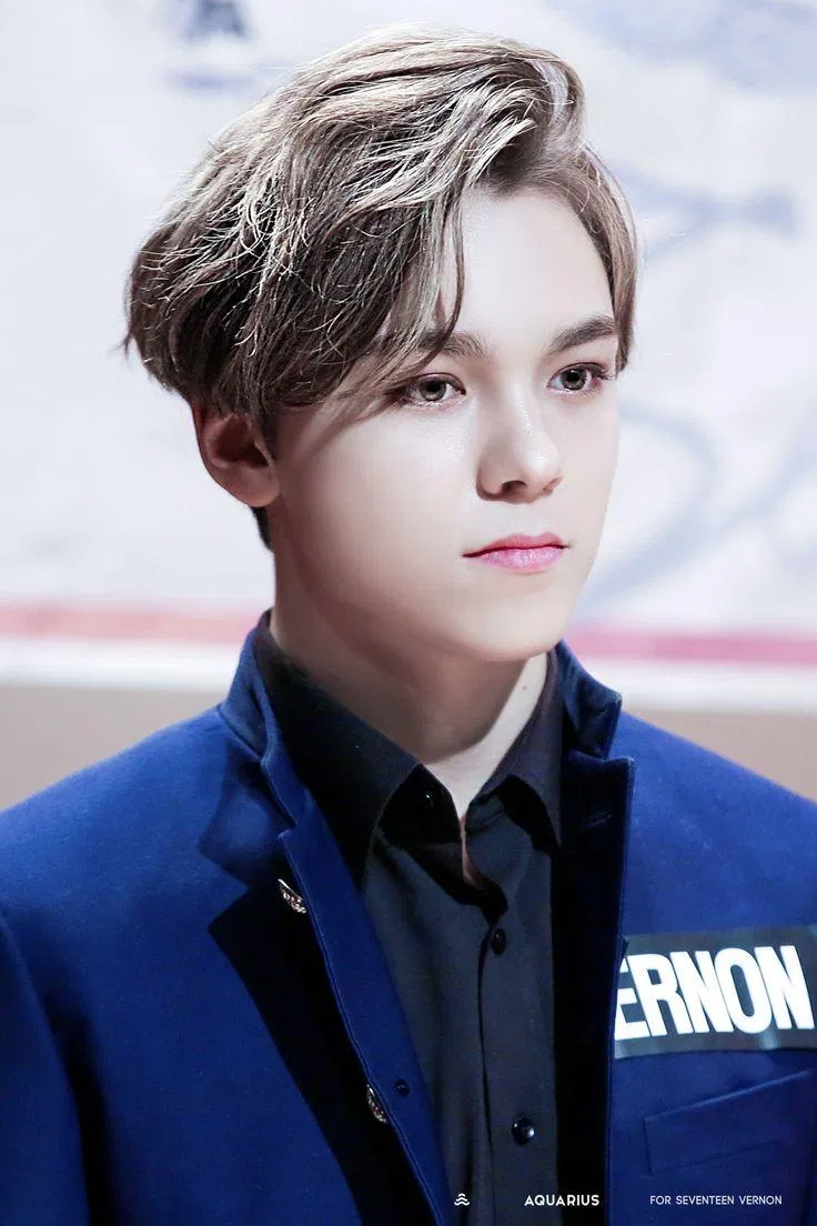 Vẻ đẹp như tượng tạc của Vernon seventeen vernon