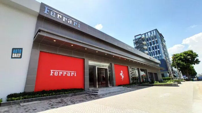 Showroom Ferrari đầu tiên tại Việt Nam. Ảnh: internet