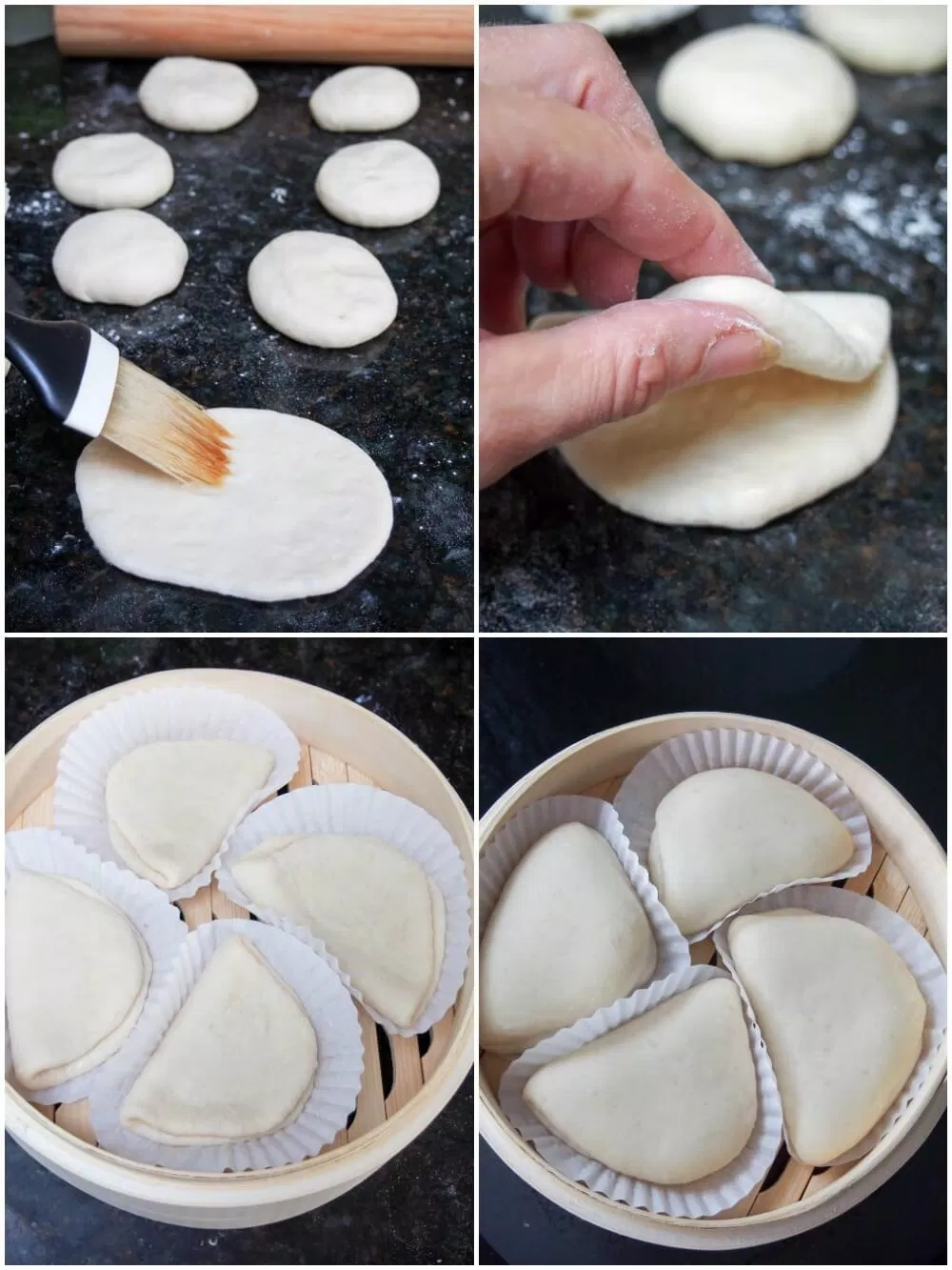 tạo hình bánh bao