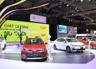 Triển lãm ô tô Việt Nam 2019 với sự tham gia của nhiều hãng xe lớn. Ảnh: internet
