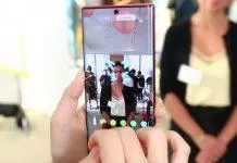 Ứng dụng AR Doodle trên Samsung Galaxy Note 10
