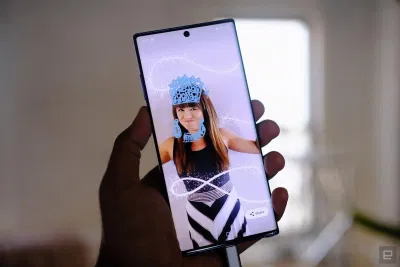 Ứng dụng AR Doodle trên Samsung Galaxy Note 10