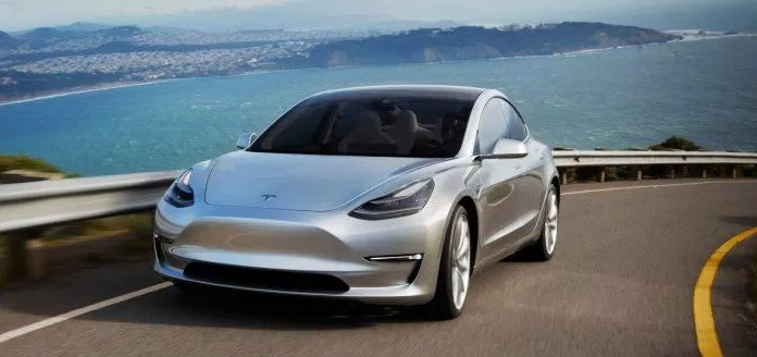 Mẫu xe điện Tesla Model 3. Ảnh: internet
