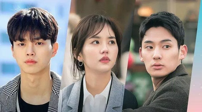 Nhân vật chính là Kim Jo Jo (Kim So Hyun), Lee Hye Young (Jung Ga Ram) và Hwang Sun Oh ( Song Kang). Thông qua ứng dụng, Jo Jo biết rằng cả Hye Young và Seon Oh đều có tình cảm với mình và cô không chắc chắn phải làm gì vì Hye Young và Sun Oh là bạn thân 12 năm. (Ảnh: Internet)