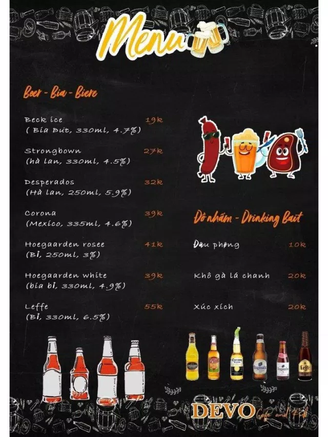 Cuối tuần lạc vào quán bia tây Devo Cafe and Beer