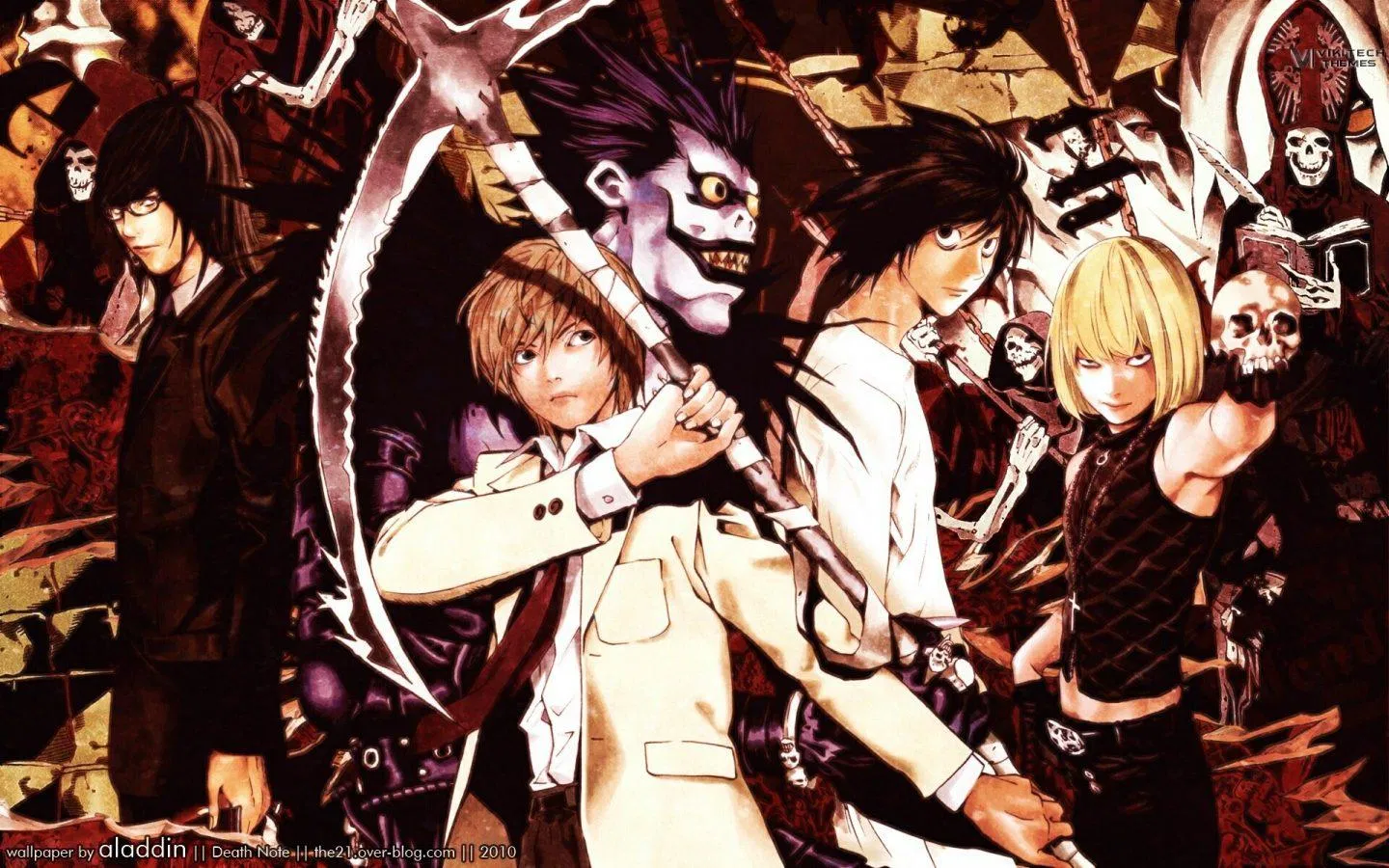 Cuốn sổ tử thần (Death Note) là bộ anime hấp dẫn và li kỳ. (Nguồn: internet).