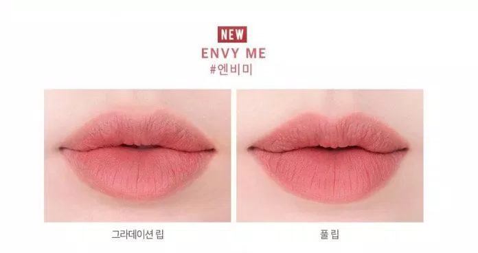 Son Roamand Zero Gram Matte Lipstick màu Envy me (ảnh: Internet)