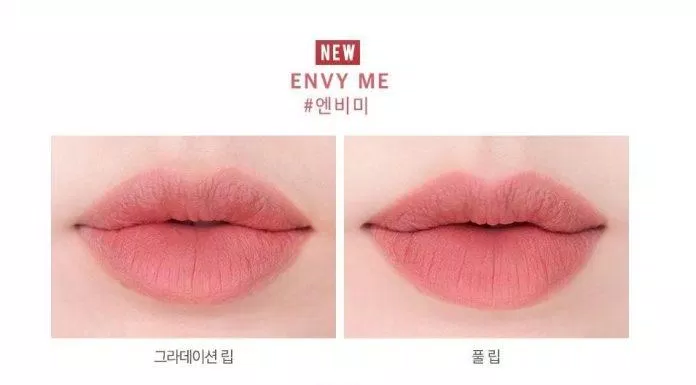 Son Roamand Zero Gram Matte Lipstick màu Envy me (ảnh: Internet)