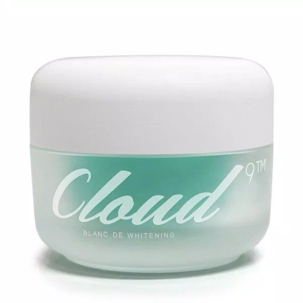 Hộp kem Cloud 9 Whitening Cream được thiết kế trên chất liệu thủy tinh, lịch sự, bắt mắt (ảnh: internet).